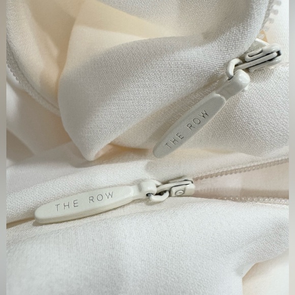 Sparrow Draped One-Shoulder Silk Gown Long Dress in White - Picture 9 of 14